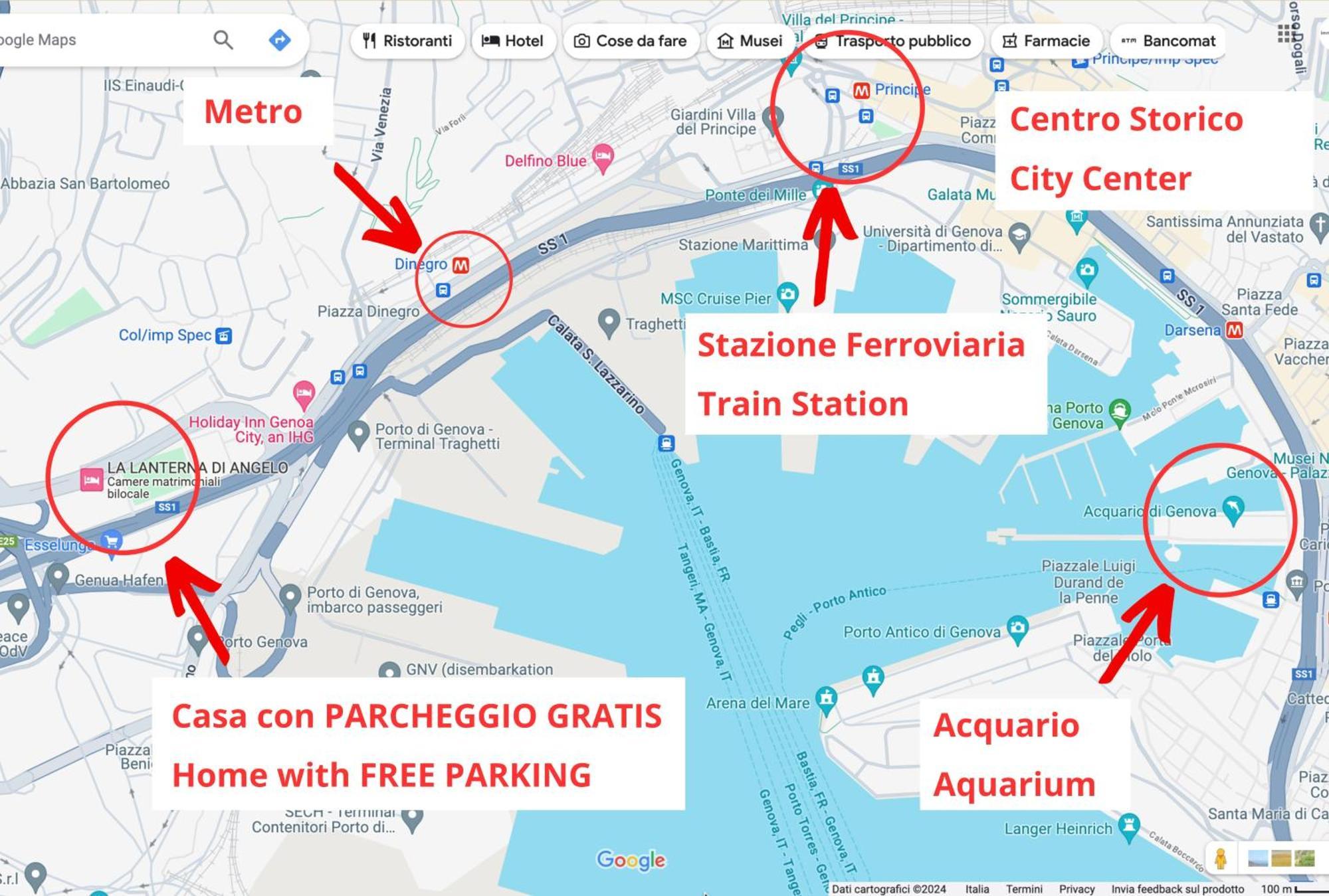 Free Parking - Luxury In Centro * Genova